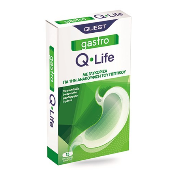 Quest Gastro Q-Life 15tabs (Συμπλήρωμα Διατροφής για το Πεπτικό)