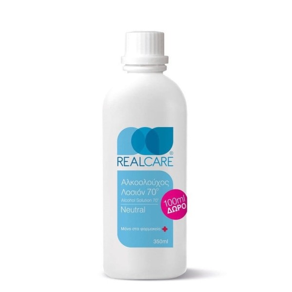 RealCare Αλκοολούχος Λοσιόν 70° 350ml