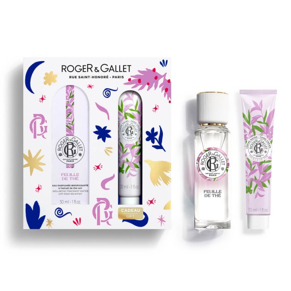 Roger & Gallet Promo Pack Feuille de Thé Wellbeing (30 ml Eau de Parfum + 30 ml Hand Cream)