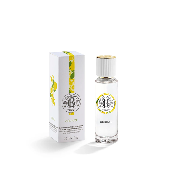 Roger & Gallet Cedrat Wellbeing Fragrant Water Perfume with Citron Essential 30ml (Γυναικείο Άρωμα Εμπλουτισμένο με Αιθέριο Έλαιο Κίτρου)