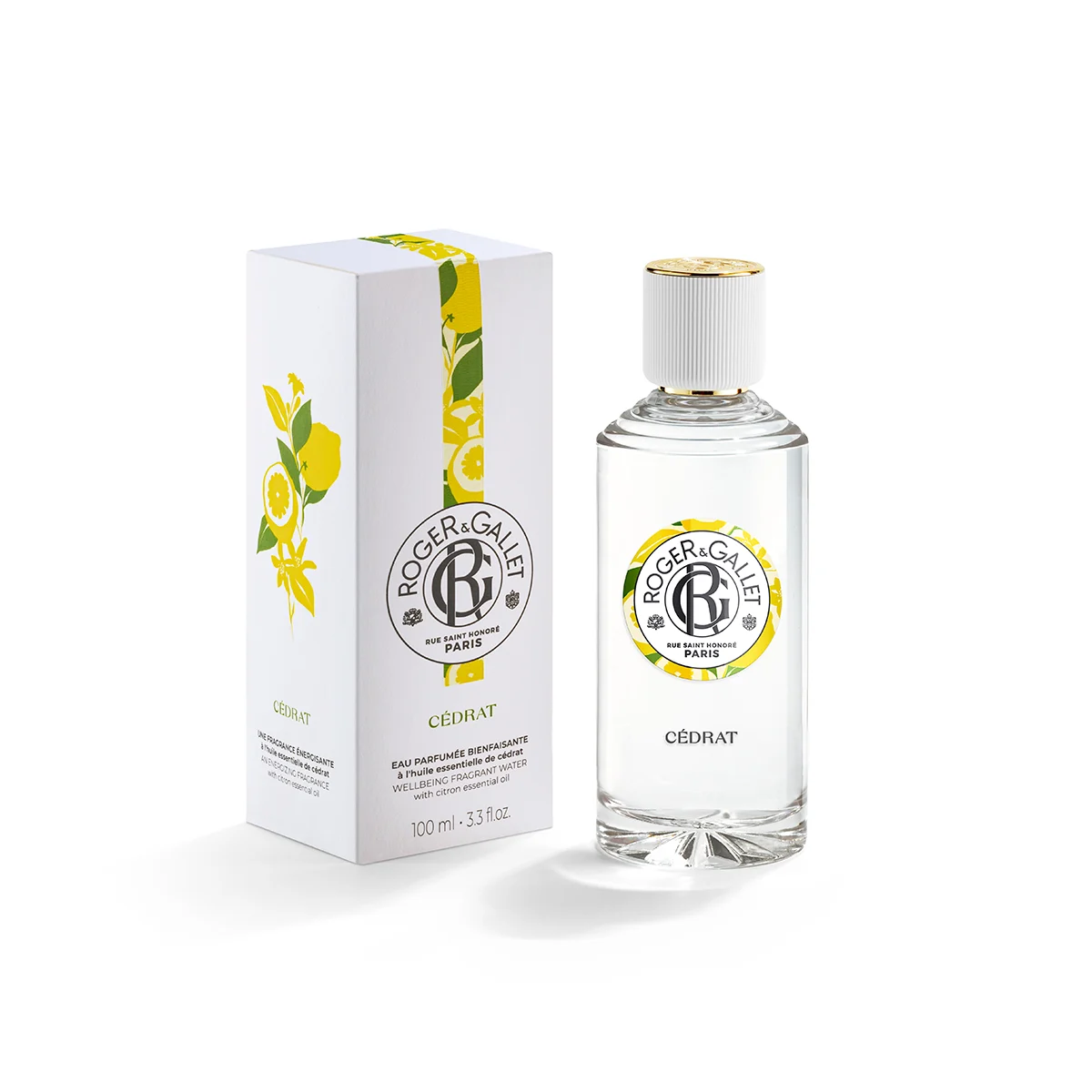 Roger & Gallet Cedrat Wellbeing Fragrant Water Perfume with Citron Essential 100ml (Γυναικείο Άρωμα Εμπλουτισμένο με Αιθέριο Έλαιο Κίτρου) Roger & Gallet Cedrat Wellbeing Fragrant Water Perfume with Citron Essential 100ml (Γυναικείο Άρωμα Εμπλουτισμένο με Αιθέριο Έλαιο Κίτρου)