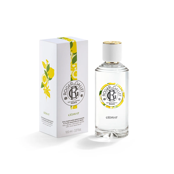 Roger & Gallet Cedrat Wellbeing Fragrant Water Perfume with Citron Essential 100ml (Γυναικείο Άρωμα Εμπλουτισμένο με Αιθέριο Έλαιο Κίτρου)