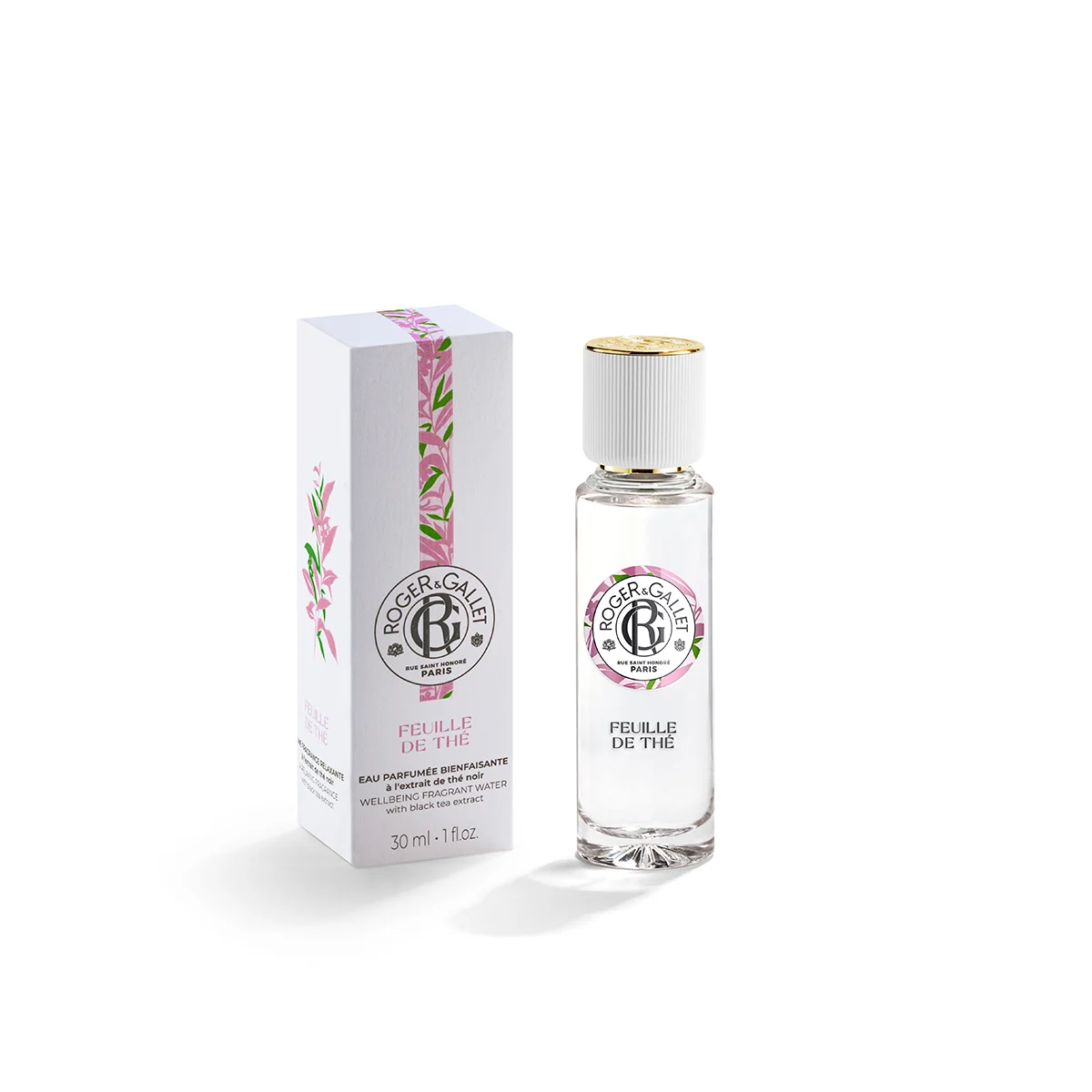 Roger & Gallet Feuille de Thé Wellbeing Fragrant Water Perfume 30ml (Γυναικείο Άρωμα Εμπλουτισμένο με Εκχύλισμα Μαύρου Τσαγιού) Roger & Gallet Feuille de Thé Wellbeing Fragrant Water Perfume 30ml (Γυναικείο Άρωμα Εμπλουτισμένο με Εκχύλισμα Μαύρου Τσαγιού)