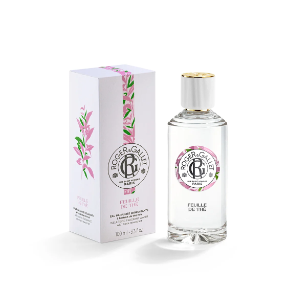 Roger & Gallet Feuille de Thé Wellbeing Fragrant Water Perfume 100ml (Γυναικείο Άρωμα Εμπλουτισμένο με Εκχύλισμα Μαύρου Τσαγιού)