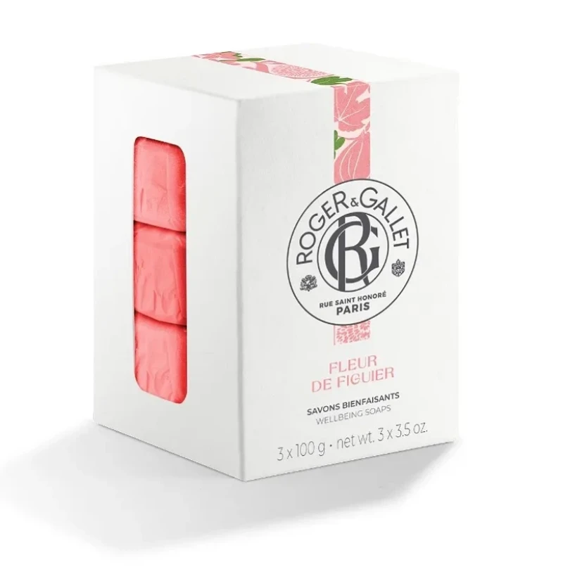 Roger & Gallet Fleur De Figuier Savon/Wellbeing Soap 3x100g (Αναζωογονητικό Σαπούνι) Roger & Gallet Fleur De Figuier Savon/Wellbeing Soap 3x100g (Αναζωογονητικό Σαπούνι)