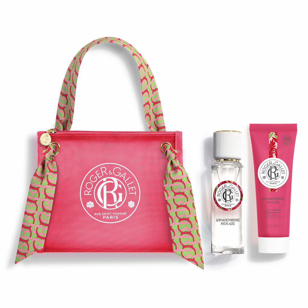 Roger & Gallet Gingembre Rouge Promo Pack Wellbeing Fragrant Water Perfume with Ginger Extract 30ml (Γυναικείο Άρωμα Εμπλουτισμένο με Εκχύλισμα Τζίντζερ) + Body Lotion 50ml Roger & Gallet Gingembre Rouge Promo Pack Wellbeing Fragrant Water Perfume with Ginger Extract 30ml (Γυναικείο Άρωμα Εμπλουτισμένο με Εκχύλισμα Τζίντζερ) + Body Lotion 50ml