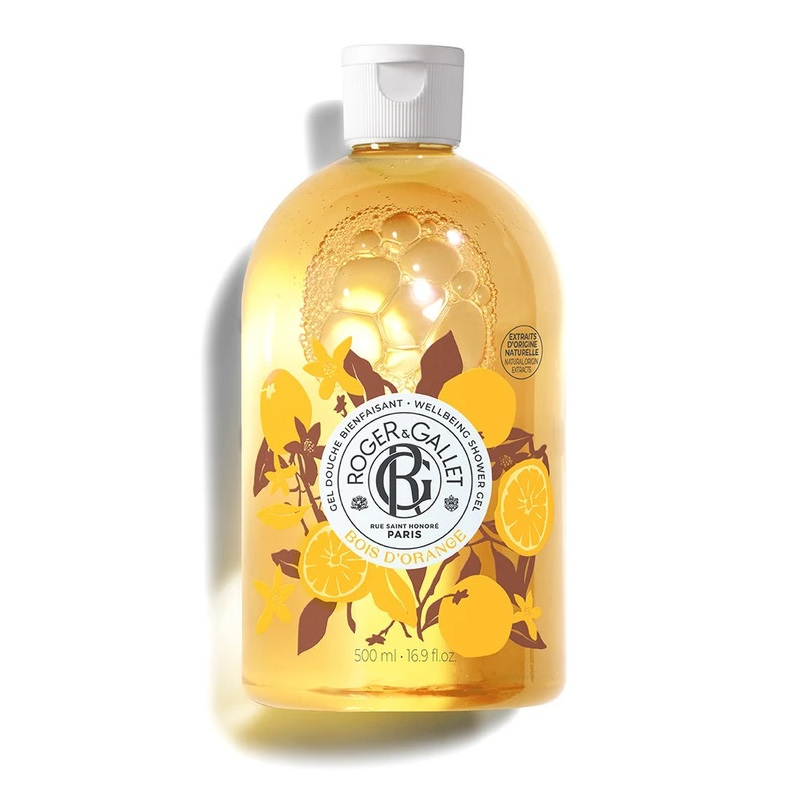 Roger & Gallet Bois d'Orange Wellbeing Shower Gel 500ml (Ενυδατικό, Αναζωογονητικό Αφρόλουτρο Gel με Άρωμα Πικρής Πορτοκαλιάς & Φρέσκων Εσπεριδοειδών) Roger & Gallet Bois d'Orange Wellbeing Shower Gel 500ml (Ενυδατικό, Αναζωογονητικό Αφρόλουτρο Gel με Άρωμα Πικρής Πορτοκαλιάς & Φρέσκων Εσπεριδοειδών)