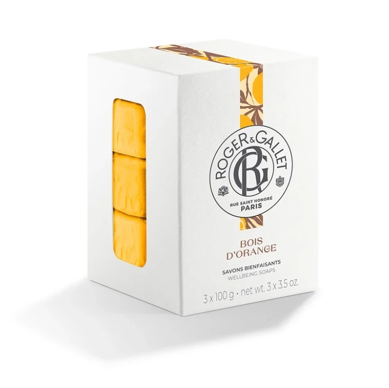 Roger & Gallet Bois d'Orange Savon/Wellbeing Soap 3x100g (Αναζωογονητικό Σαπούνι) Roger & Gallet Bois d'Orange Savon/Wellbeing Soap 3x100g (Αναζωογονητικό Σαπούνι)