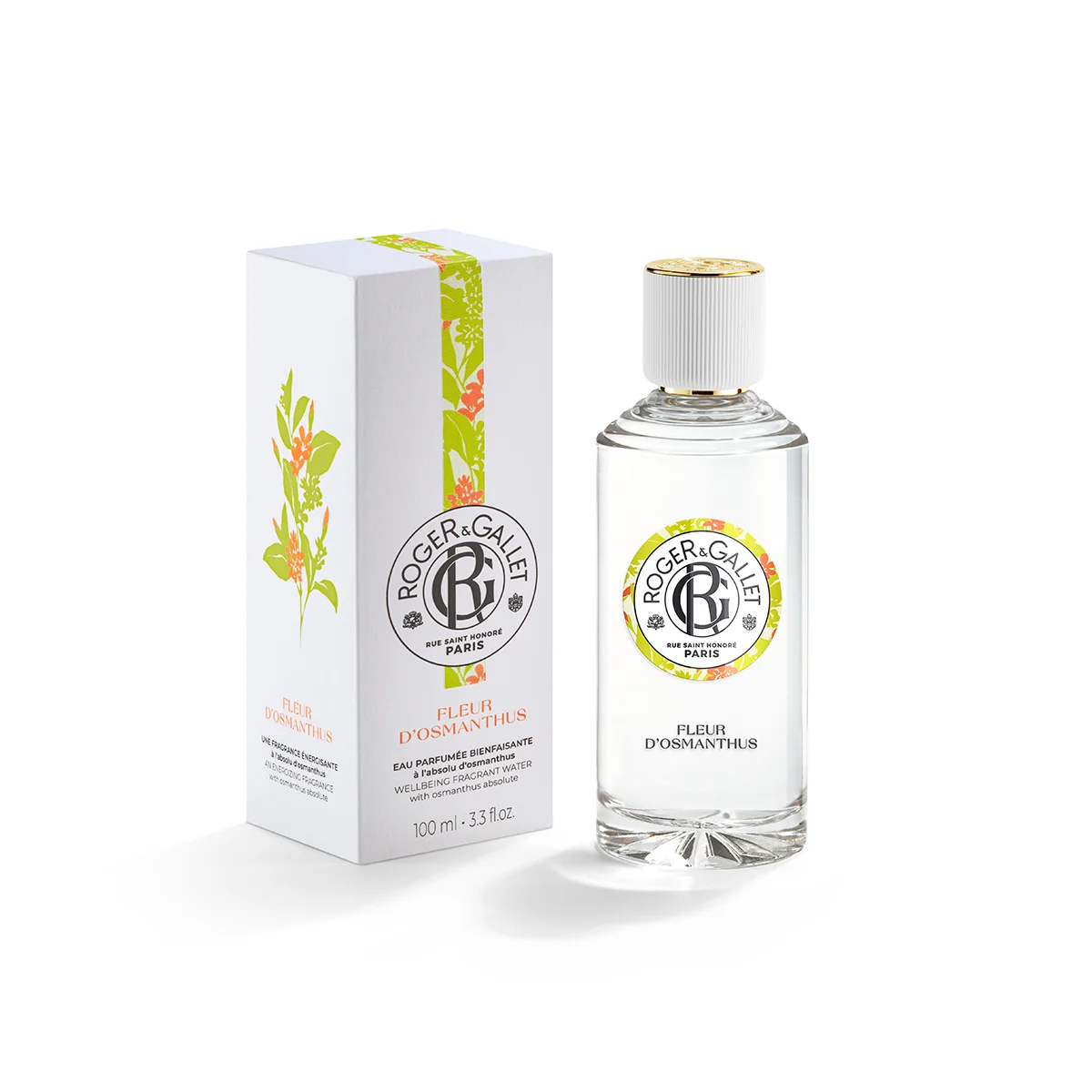 Roger & Gallet Fleur d'Osmanthus Wellbeing Fragrant Water Perfume 100ml (Γυναικείο Άρωμα Εμπλουτισμένο με την Απόλυτη Ουσία Όσμανθου) Roger & Gallet Fleur d'Osmanthus Wellbeing Fragrant Water Perfume 100ml (Γυναικείο Άρωμα Εμπλουτισμένο με την Απόλυτη Ουσία Όσμανθου)
