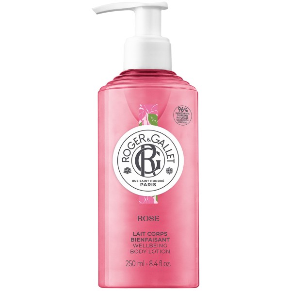 Roger & Gallet Rose Lait Corps Bienfaisant Wellbeing Body Lotion 250ml (Αναζωογονητική Λοσιόν Σώματος)