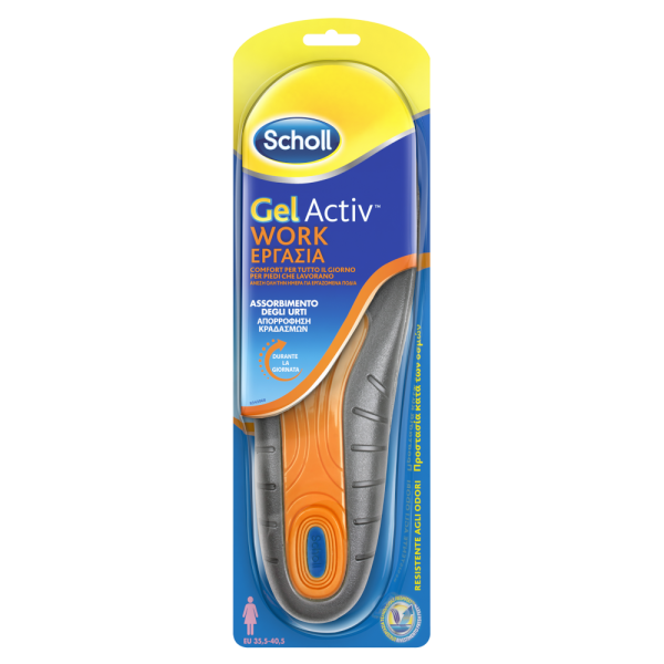 Scholl Γυναικείοι Πάτοι Gel Active Work One Size (35,5-40,5) 1ζεύγος