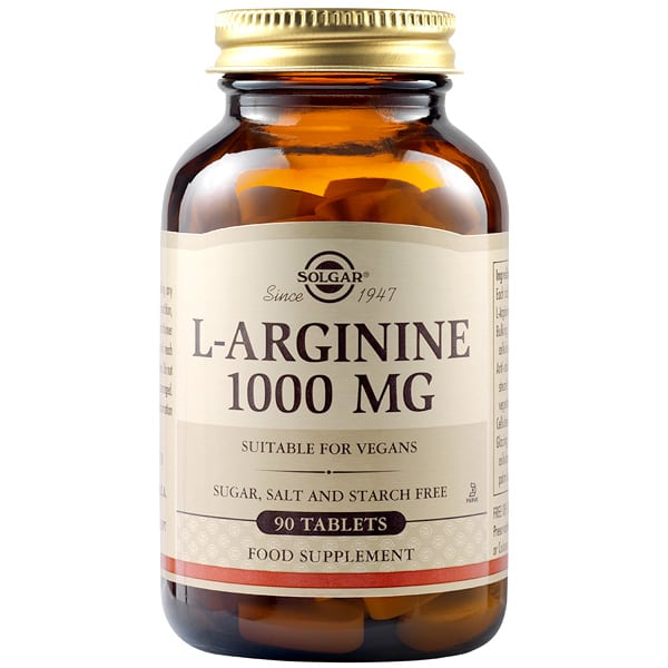 Solgar L-Arginine 1000mg 90 Tablets.