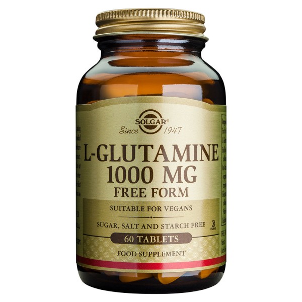 Solgar L-Glutamine 1000mg 60 Tablets.