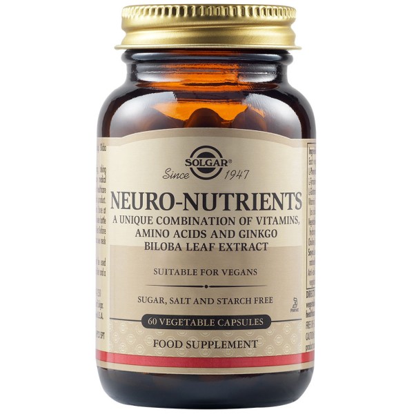 Solgar Neuro-Nutrients 60 Vegetable Capsules.