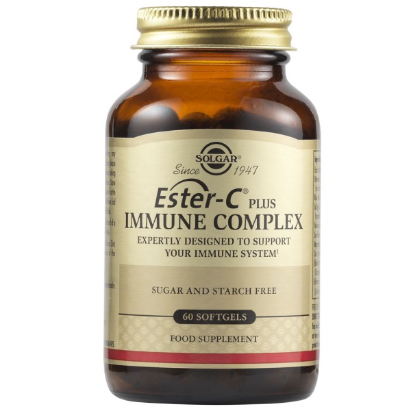 Solgar Ester-C Plus Immune Complex 60 Softgels.