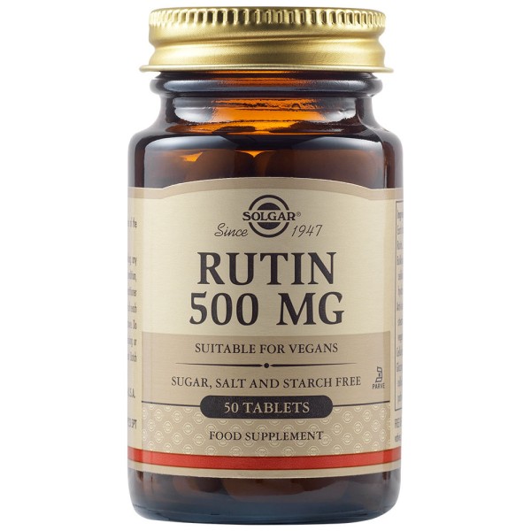 Solgar Rutin 500mg 50 Tablets.