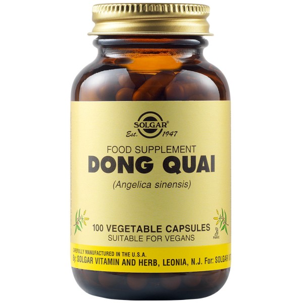 Solgar Dong Quai 100 Vegetable Capsules.