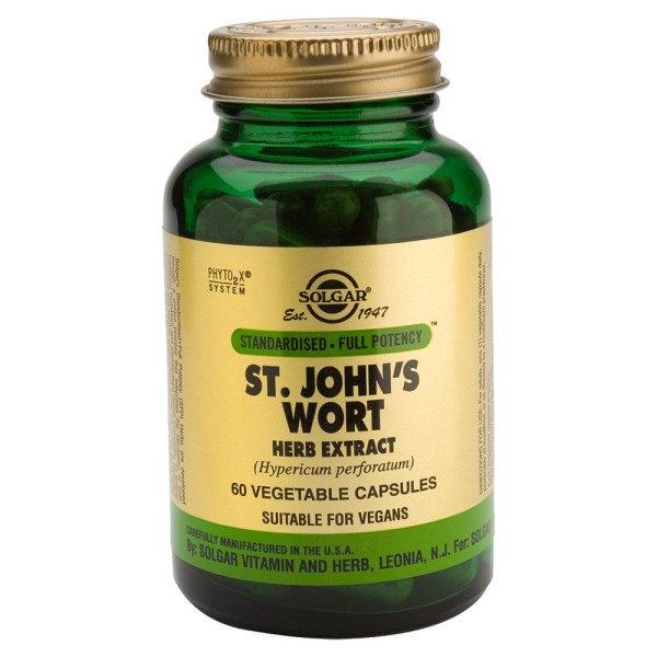 Solgar St John's Wort '175' Herb Extract 60 Vegetable Capsules.