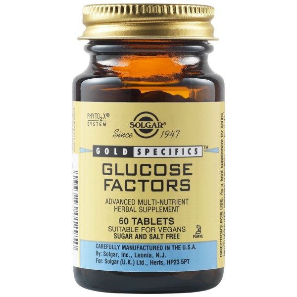 Solgar Glucose Factors 60 Tablets.