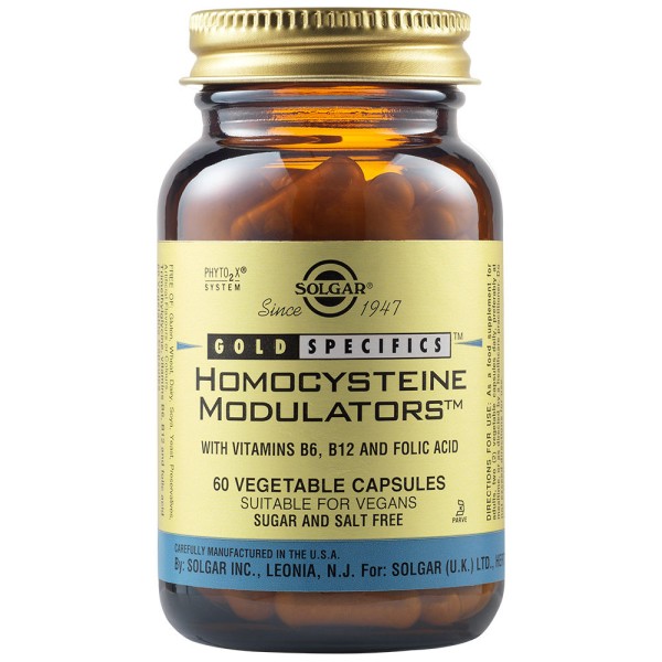 Solgar Homocysteine Modulators 60 Vegetable Capsules.