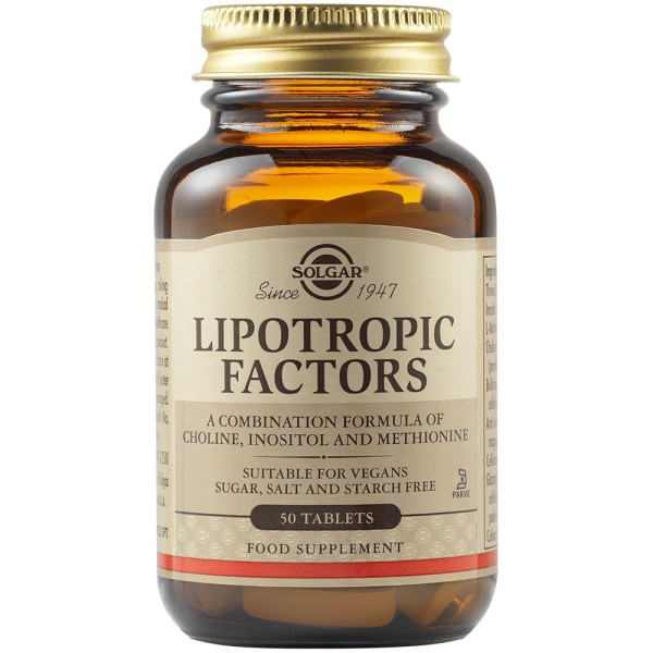 Solgar Lipotropic Factors 50 Tablets.