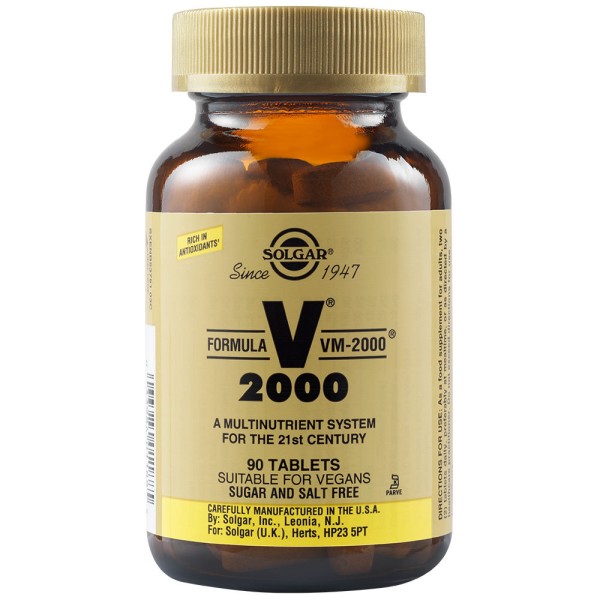 Solgar Formula VM-2000 90 Tablets.