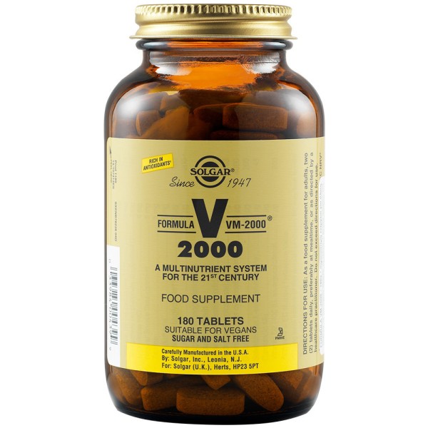 Solgar Formula VM-2000 180 Tablets.