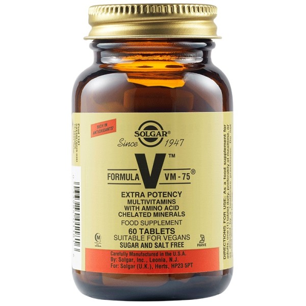 Solgar Formula VM-75 60 Tablets.