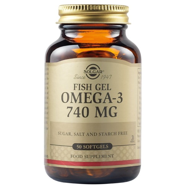 Solgar Omega-3 Fish Gel 740mg 50 Softgels. Solgar Omega-3 Fish Gel 740mg 50 Softgels.