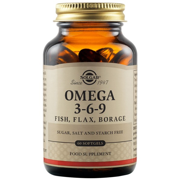 Solgar Omega 3-6-9 60 Softgels.