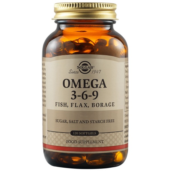 Solgar Omega 3-6-9 120 Softgels.