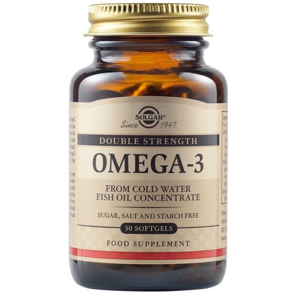 Solgar Double Strength Omega-3 30 Softgels.