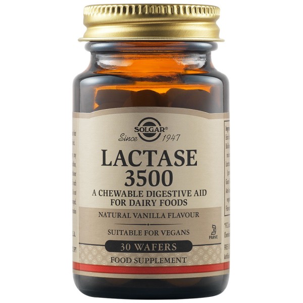 Solgar Lactase ''3500'' 30 Wafers.