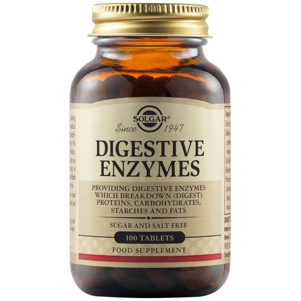 Solgar Digestive Enzymes 100 Tablets.