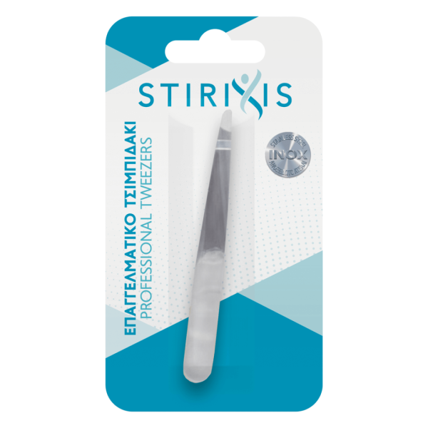 Stirixis Accessories Professional Tweezers 1pc Ref:52042 (Επαγγελματικό Τσιμπιδάκι Φρυδιών)