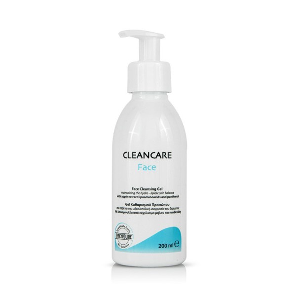 Synchroline Cleancare Face (Face Cleansing Gel) 200ml (Αφρίζον Gel Καθαρισμού Προσώπου)