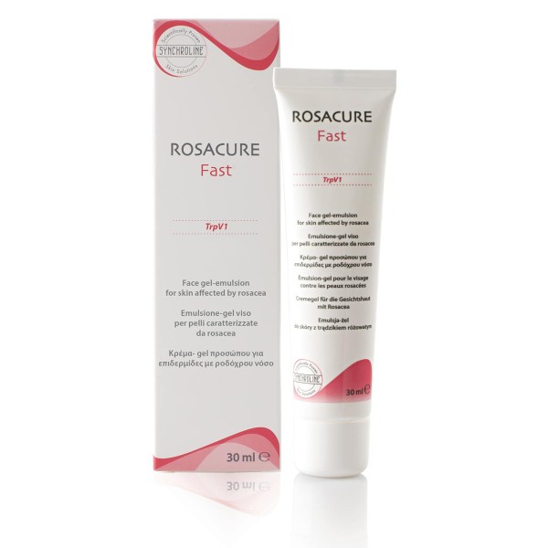 Synchroline Rosacure Fast Face Gel-Emulsion for Skin Affected by Rosacea 30ml (Κρέμα-Gel Προσώπου για Επιδερμίδες με Ροδόχρου Νόσο)