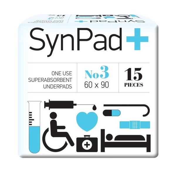 Syndesmos Synpad UnderPads No3 60x90cm 15pcs