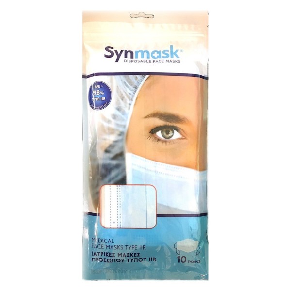 Synmask Disposable Face Masks Type IIR 10pcs