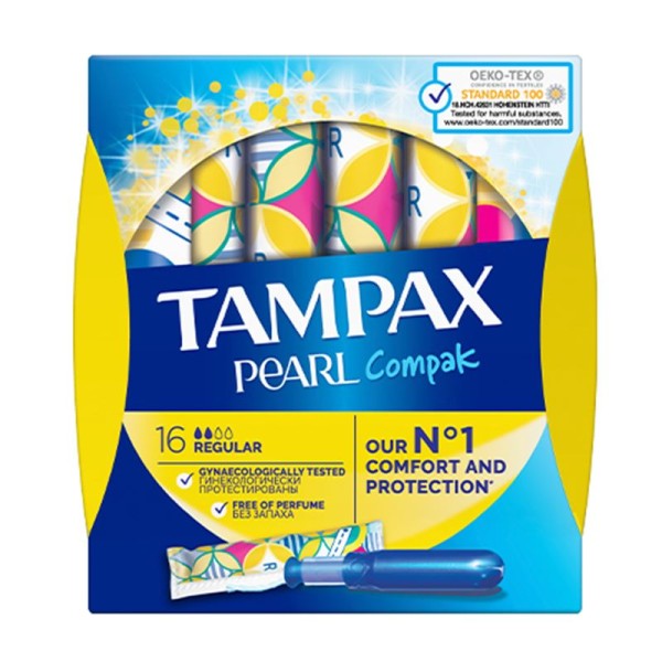 Tampax Compak Pearl Regular 16pcs