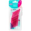 TePe Interdental Brush Angle No.0 Pink 0.4mm 6pcs (Mεσοδόντιο Βουρτσάκι με Μακριά Λαβή & Κεκλιμένη Κεφαλή)