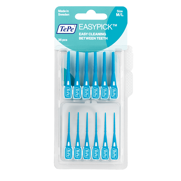 TePe EasyPick M/L Toothpicks 36pcs (Ελαστική Οδοντογλυφίδα)