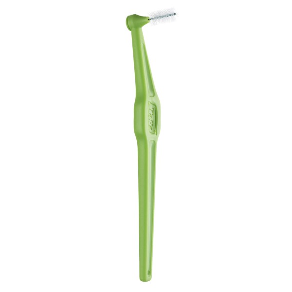 TePe Interdental Brush Angle No.5 Green 0.8mm 6pcs (Mεσοδόντιο Βουρτσάκι με Μακριά Λαβή & Κεκλιμένη Κεφαλή)