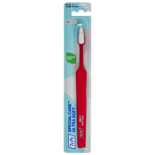 TePe Toothbrush Special Care Ultra Soft Red 1pc (Οδοντόβουρτσα)