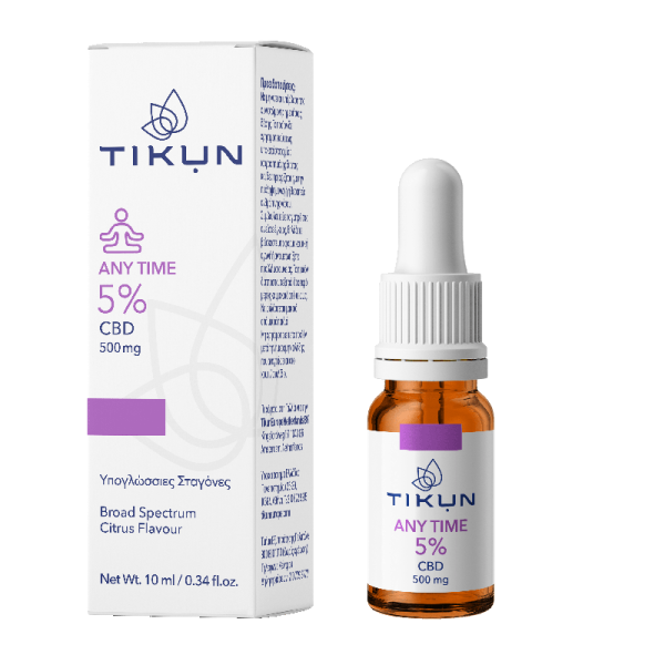 Tikun Any Time 5% CBD 500mg 10ml