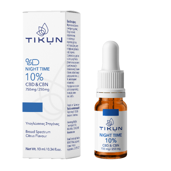 Tikun Night Time 10% CBD&CBN 750/250mg 10ml