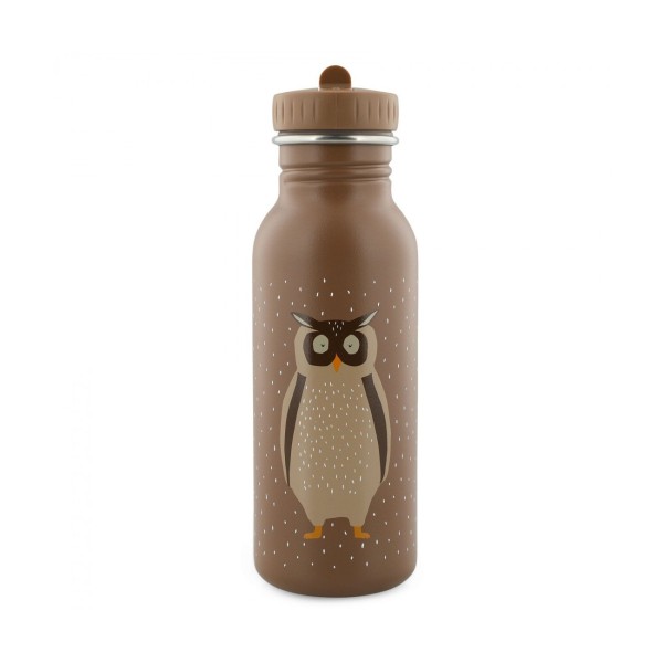 Trixie Bottle 500ml Mr. Owl (Μπουκάλι-Παγούρι από Ανοξείδωτο Ατσάλι με Στόμιο)