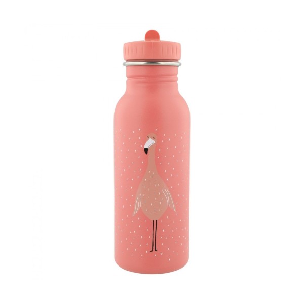 Trixie Bottle 500ml Mrs. Flamingo (Μπουκάλι-Παγούρι από Ανοξείδωτο Ατσάλι με Στόμιο)