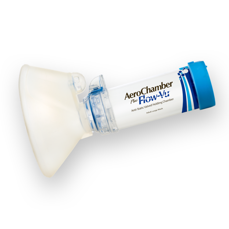 Trudell Aerochamber Plus Flow-Vu Large Mask (5 years+) Trudell Aerochamber Plus Flow-Vu Large Mask (5 years+)