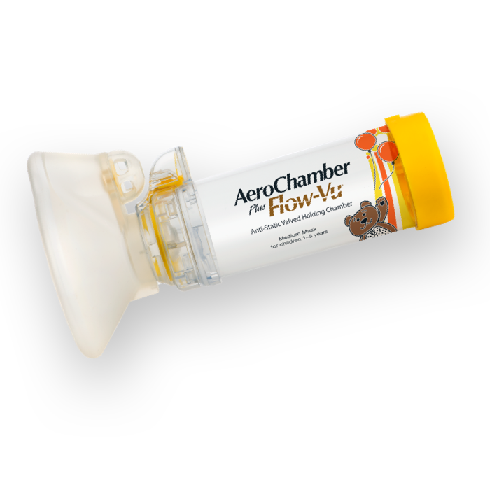 Trudell Aerochamber Plus Flow-Vu Medium Mask (1 - 5 years) Trudell Aerochamber Plus Flow-Vu Medium Mask (1 - 5 years)
